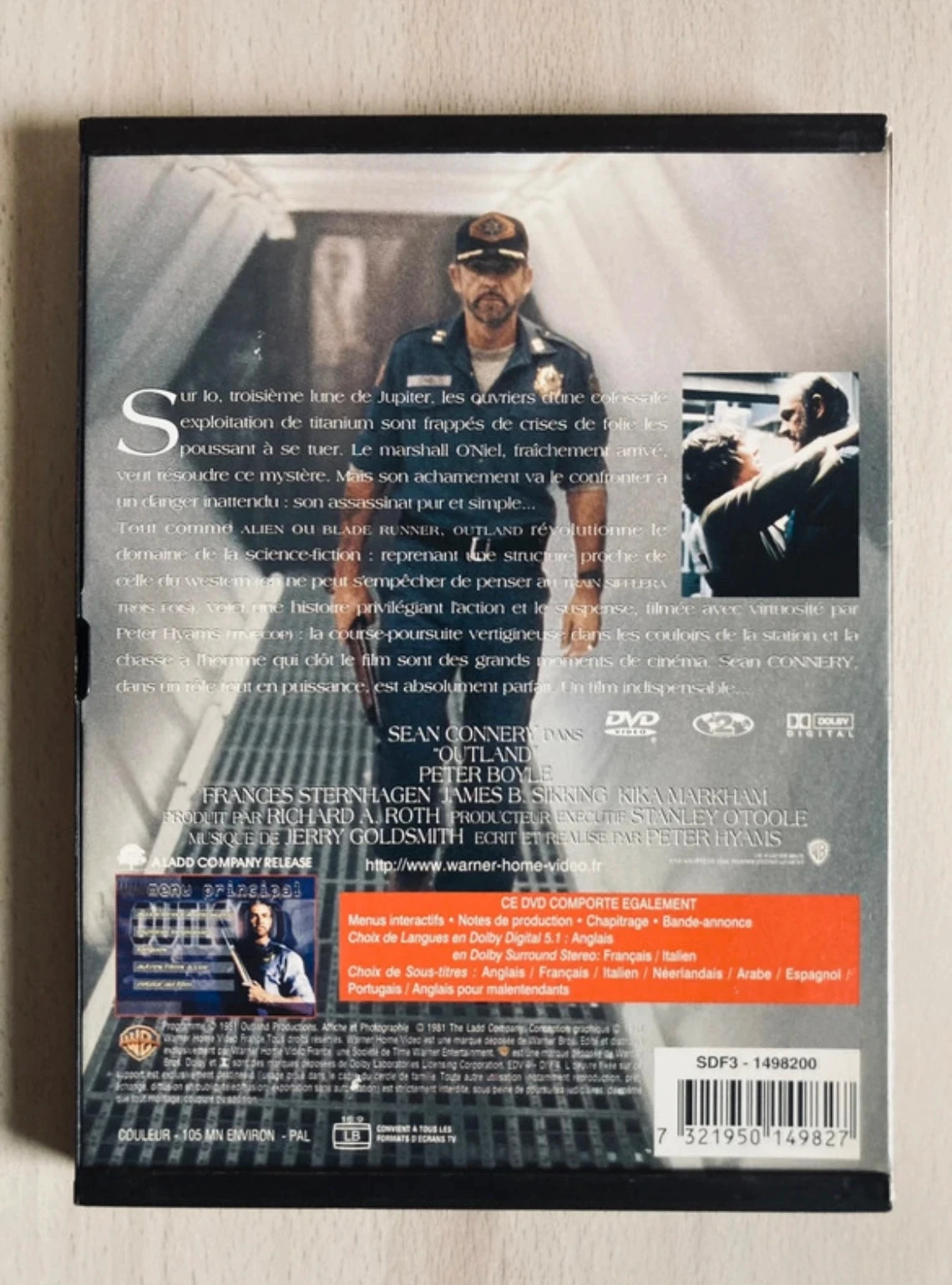DVD Outland van Peter Hyams met Sean Connery. – photo 3